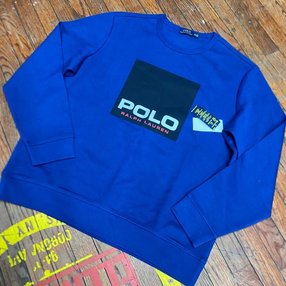 Polo by Ralph Lauren Blue Men's Sweater
